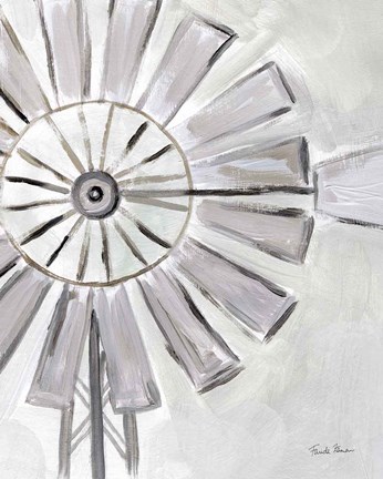 Framed Farmhouse Windmill Print