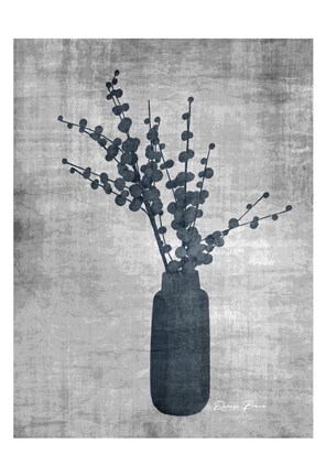 Framed Azure 2 v2 Print