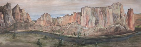 Framed Smith Rock Print