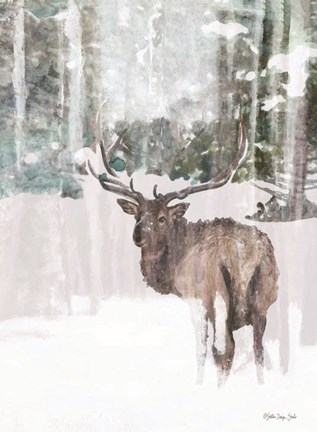 Framed Grand Elk 2 Print