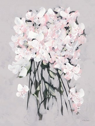 Framed Romantic Floral II Print