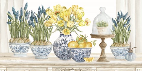 Framed Spring Blooms Print