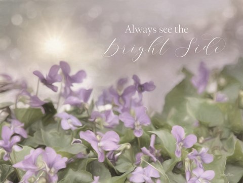 Framed Always See the Bright Side Print