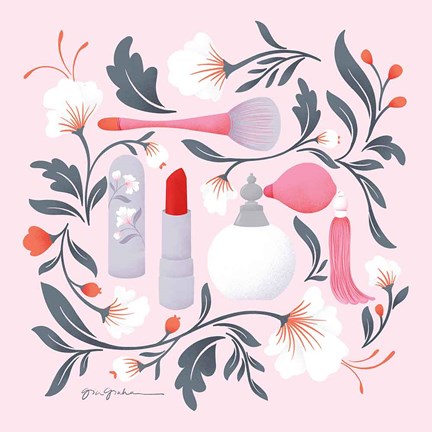 Framed Glam Squad II Print