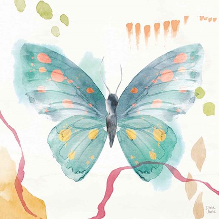 Framed Winged Whisper III Print