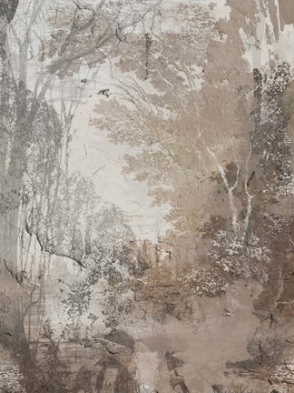 Framed Fresco Collage III Print