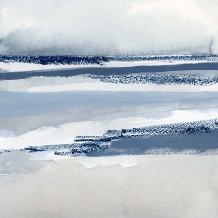 Framed Beach Stripes II Print