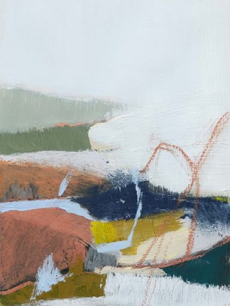 Framed Tidal Patchwork I Print