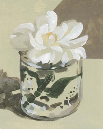 Framed Neutral Bloom I Print