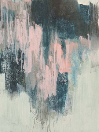 Framed Blush Cascade II Print