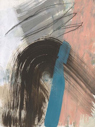 Framed Swiped II Print