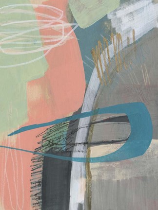 Framed Marks in Marks II Print