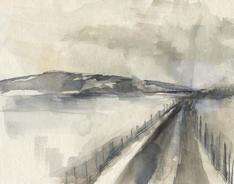 Framed Vanishing Pathway II Print