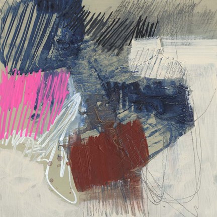 Framed Frenetic I Print