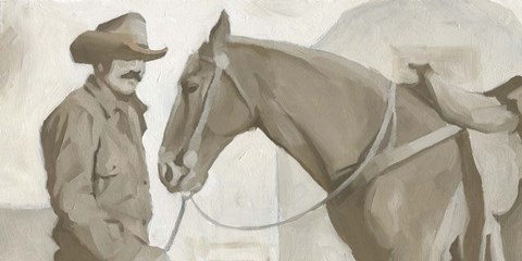 Framed Work Friends II Print