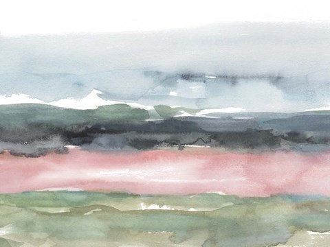 Framed Blush Salt Bed II Print