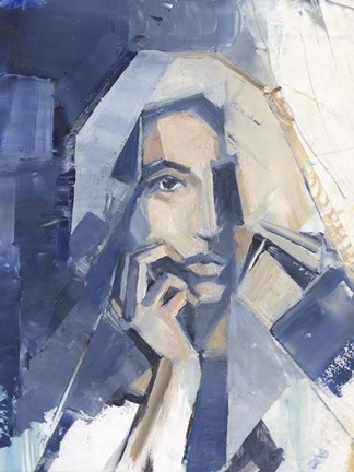 Framed Cubist Glamour I Print