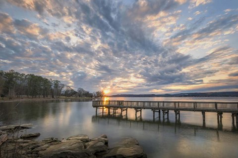 Framed Sunset Blues Print