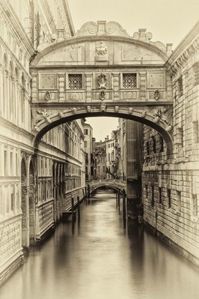 Framed Vintage Venice I Print