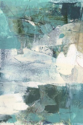 Framed Terrene Abstract I Print