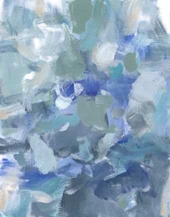 Framed Blue Night II Print