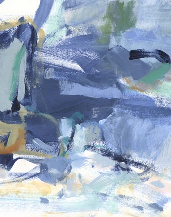 Framed Blue Room I Print