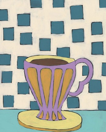 Framed Mid Morning Coffee III Print