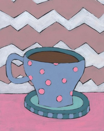 Framed Mid Morning Coffee V Print