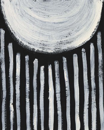 Framed Ivory &amp; Black II Print