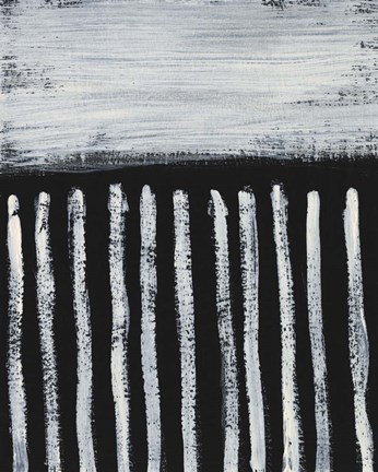 Framed Ivory &amp; Black III Print