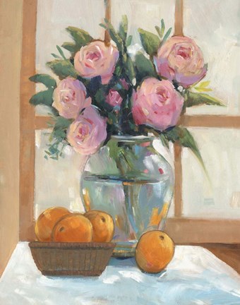 Framed Reflecting Light I Print