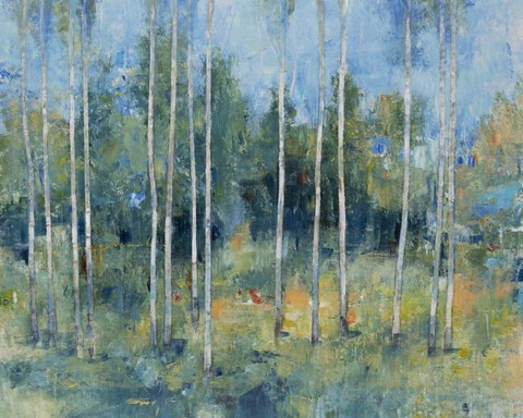 Framed Woodland View I Print