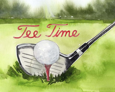 Framed Tee Off Time III Print