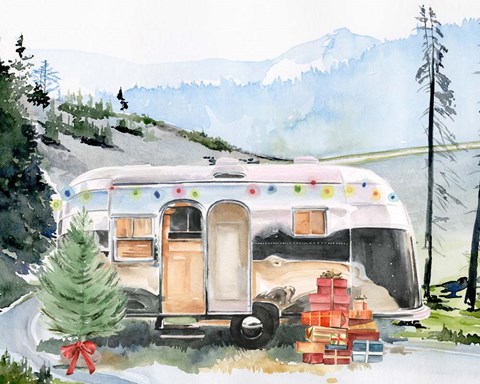 Framed Holiday Vacation I Print