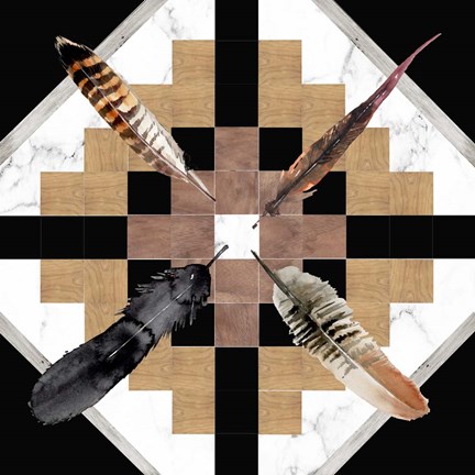 Framed Santa Fe Skulls II Print