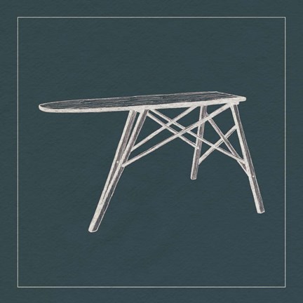 Framed Laundry Tips III Print