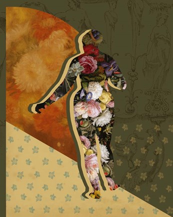 Framed Goddess of the Flora II Print