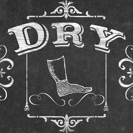 Framed Vintage Laundry Signs III Print