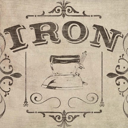 Framed Vintage Laundry Signs VI Print