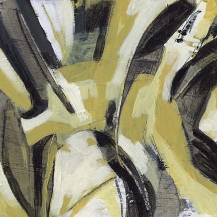 Framed Citron Rhythm IV Print