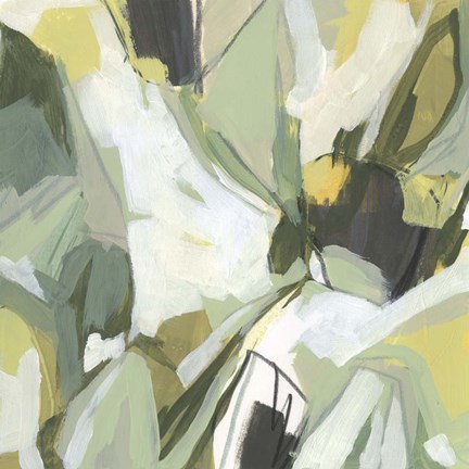 Framed Electric Lichen I Print