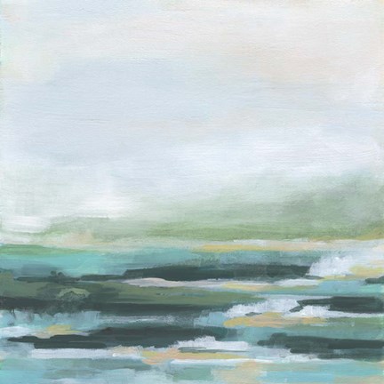 Framed Misty Inlet II Print