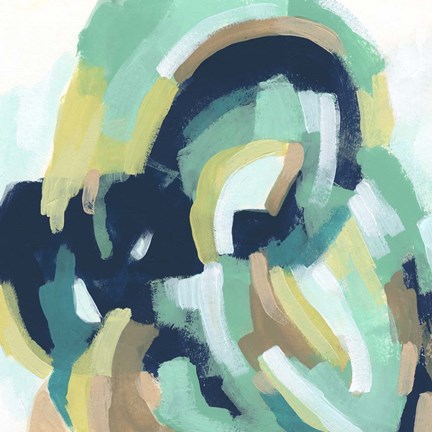 Framed Mint Synergy I Print