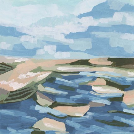 Framed Sand Hills II Print