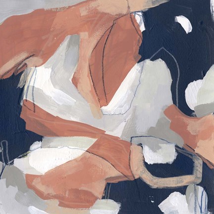 Framed Sienna Cement III Print