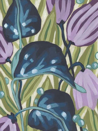 Framed Tropical Jewels I Print