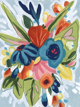 Framed Petal Pop II Print