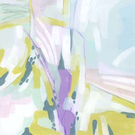 Framed Pastel Marquee I Print