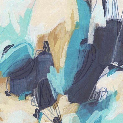 Framed Blue Hive II Print