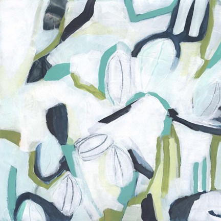 Framed Floating Lanterns II Print